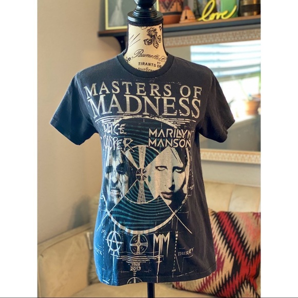 Vintage Tops - Vintage Master of Madness 2013 Tour Shirt
